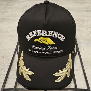 Reference Falcon Trucker Hat - OSFA - 6 Panel - Embroidered Braid Brim
